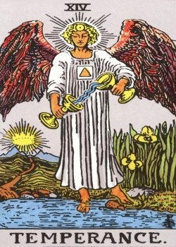 Temperance Tarot Card Freemason's Deck