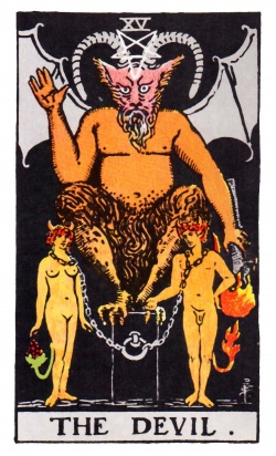 Devil Tarot Card Freemason's Deck