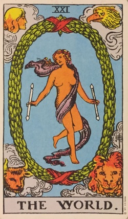 World Tarot Card Freemason's Deck