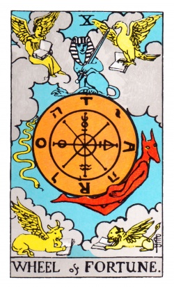 Wheel of Fortune Tarot Card Freemason's Deck
