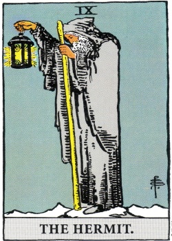 Hermit Tarot Card Freemason's Deck