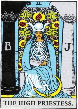 High Priestess Tarot Card Freemason's Deck